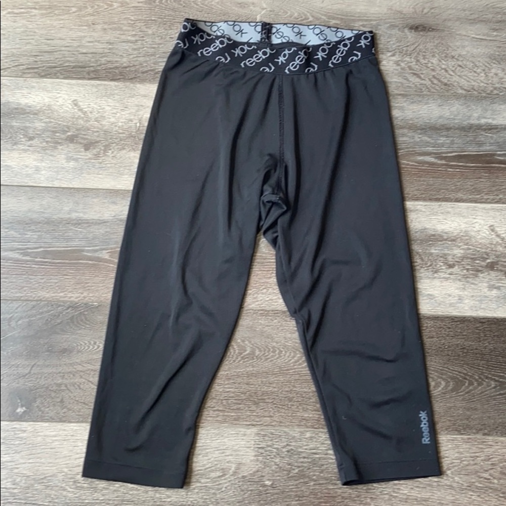 Black Reebok Athletic Leggings